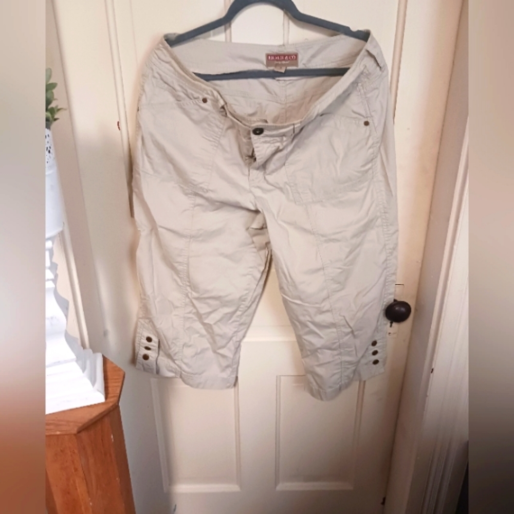 Khaki capris 16